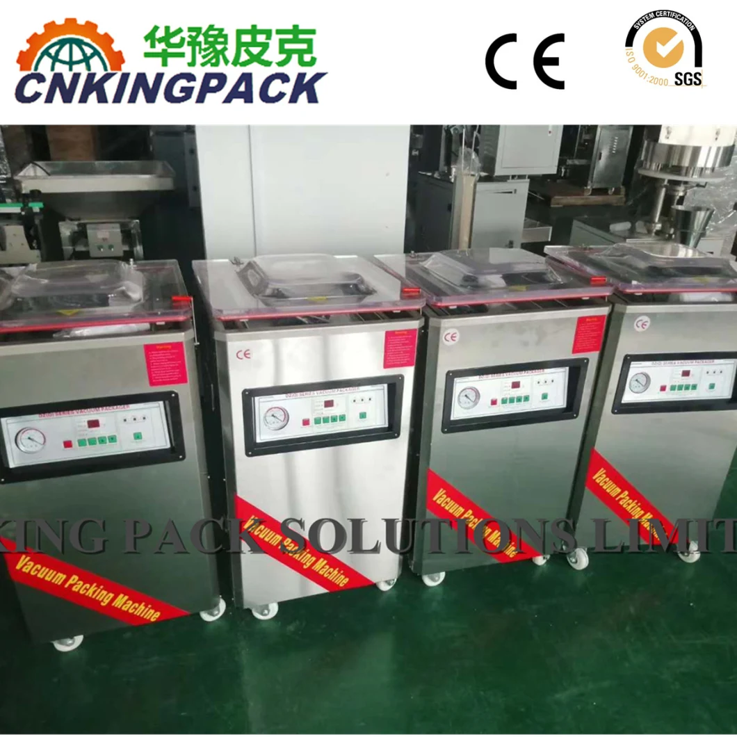 Hot Selling Single Room Rice Chicken Pork Beef Ready Cooked Food Vacuum Sealing Packing Machine