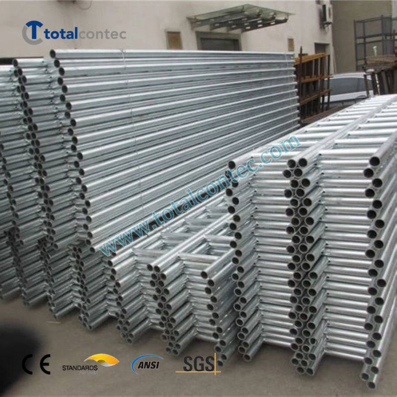 Galvanized/Painting Scaffolding Ladder Beams for Tube and Clamps System