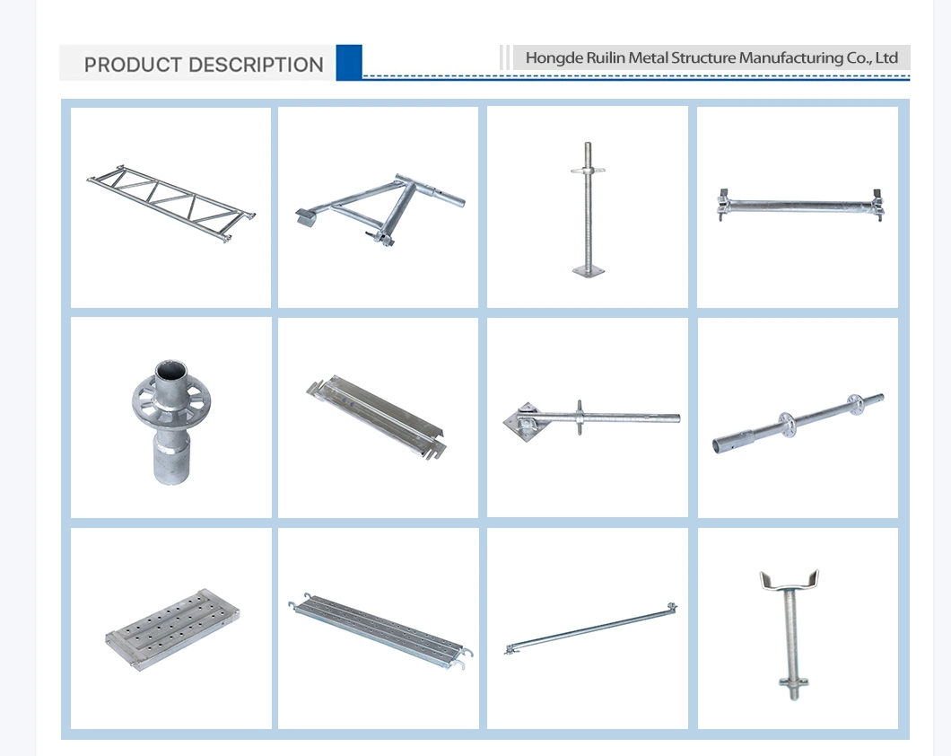 Ringlock Scaffold System HDG Galvanizing Scaffolding Frame