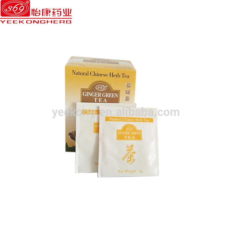 Chinese Herbal Instant Ginger Green Tea Health Benefits Slimming Warm Body Powder