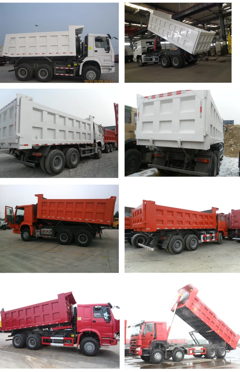 HOWO Dump Truck 6X4 Dump/Dumper/Dumping/Tipper/Tipping Truck for 30t-50t Cargo