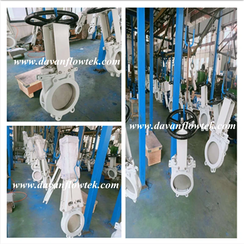 China Factory Bi-Directional Knife Gate Valve EPDM Seal Ductile Cast Iron Ggg50 Manual Operated Water DN300 Pn16 Wafer Lug Knife Gate Valve