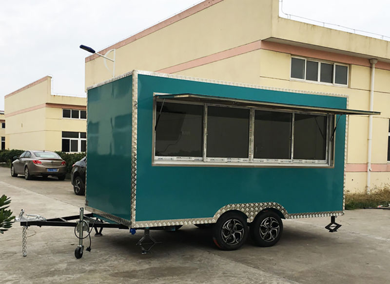 American Standard Mobile Luxury Restaurant Kitchen Trailer Truck for Sale