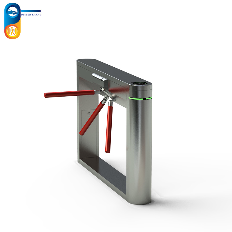 Access Control Automatic Tripod Turnstile with Biometric Control System