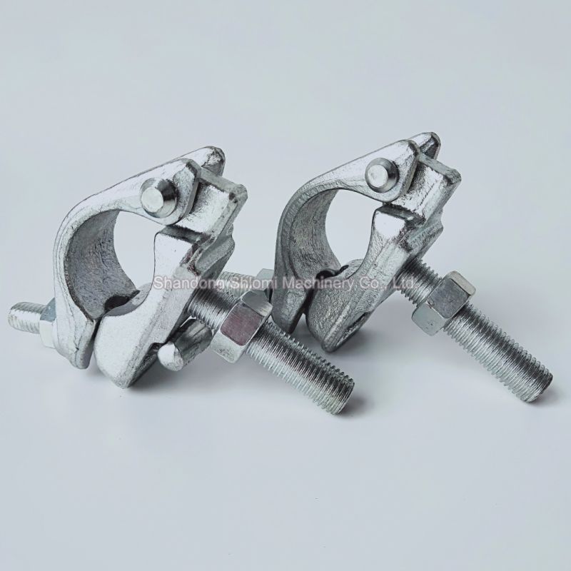 BS1139 Galvanized Drop Forged Scaffolding Pipe Half Coupler