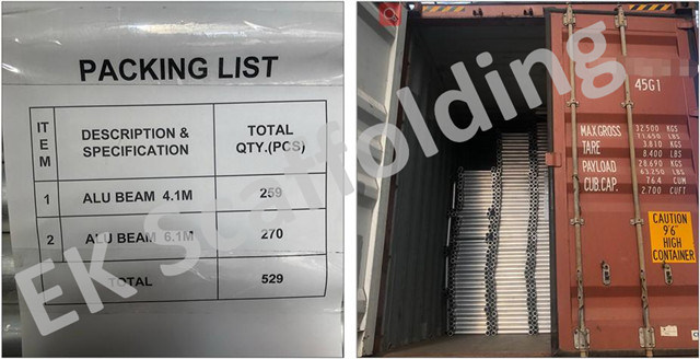 China Scaffolding Ringlock Building Material Kwikstage Scaffold Cuplock Aluminium Ladder Girder Beam