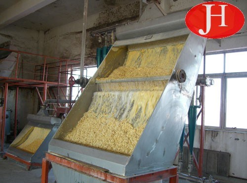 Zhengzhou Jinghua Gravity Arc Sieve Wet Corn Starch Fiber Separator Sieve Machine