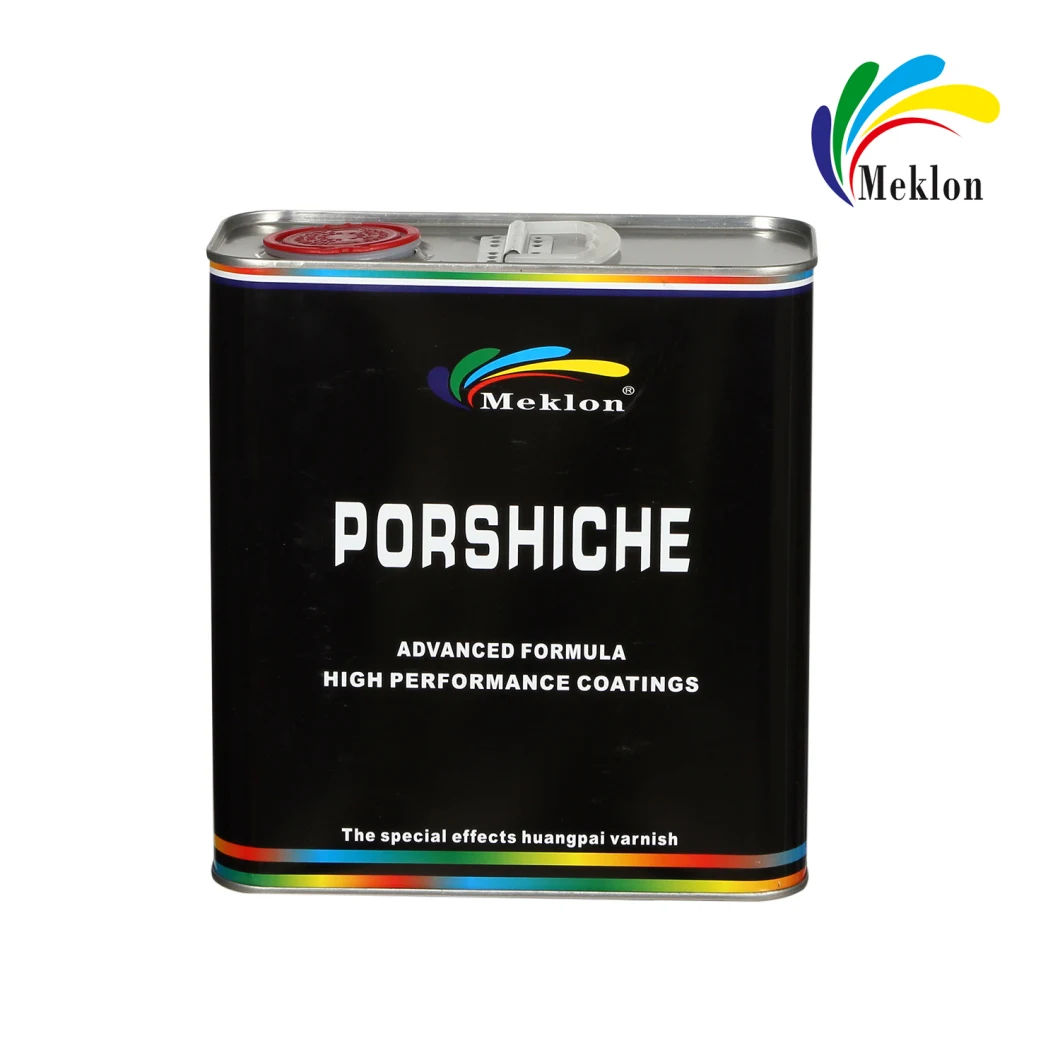 Meklon Auto Base Paint Spray Coating Porshiche 2K Paint P-203 Through Black High Blackness Paint