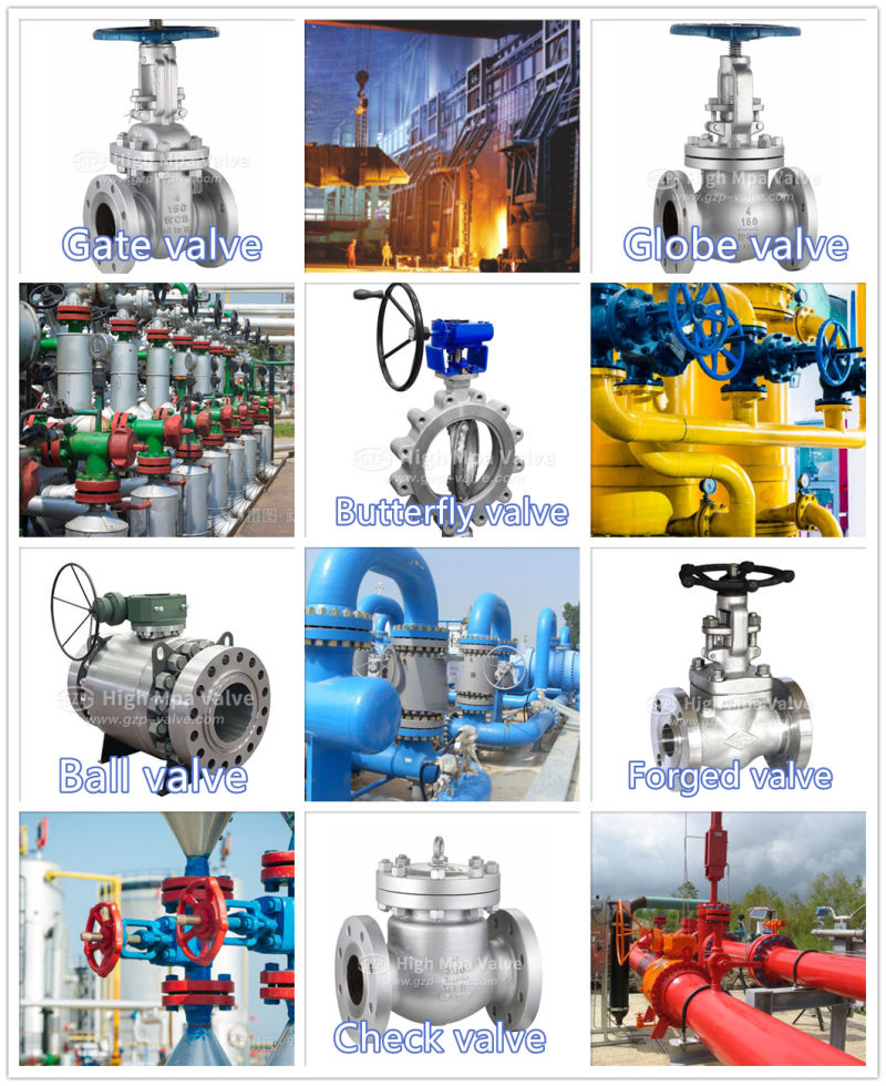 High Pressure Forged A105n Flanged Type Globe Valve