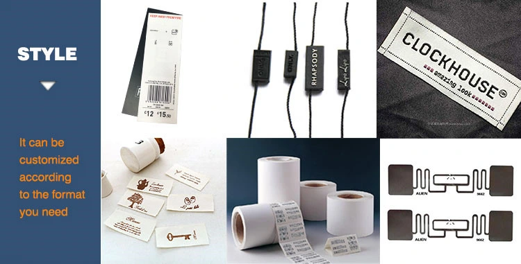 High Reading Rate UHF RFID NFC Clothes Garment Tag for Apparel Inventory Management