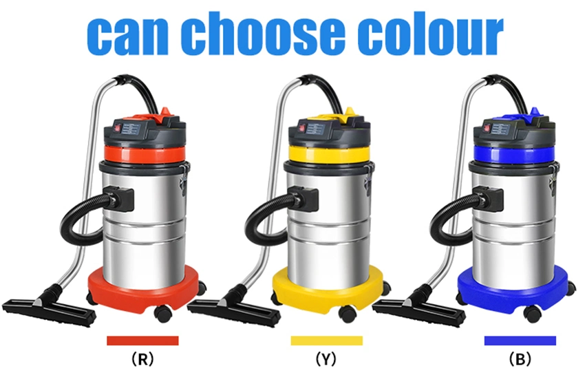 30L Wet Dry Industrial Vacuum Cleaner in Hotel, Commercial Stainless Steel Wet and Dry Vacuum Cleaner for Car, Household