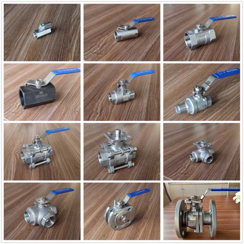 3 Way Ball Valve of Stainless Steel Assembly