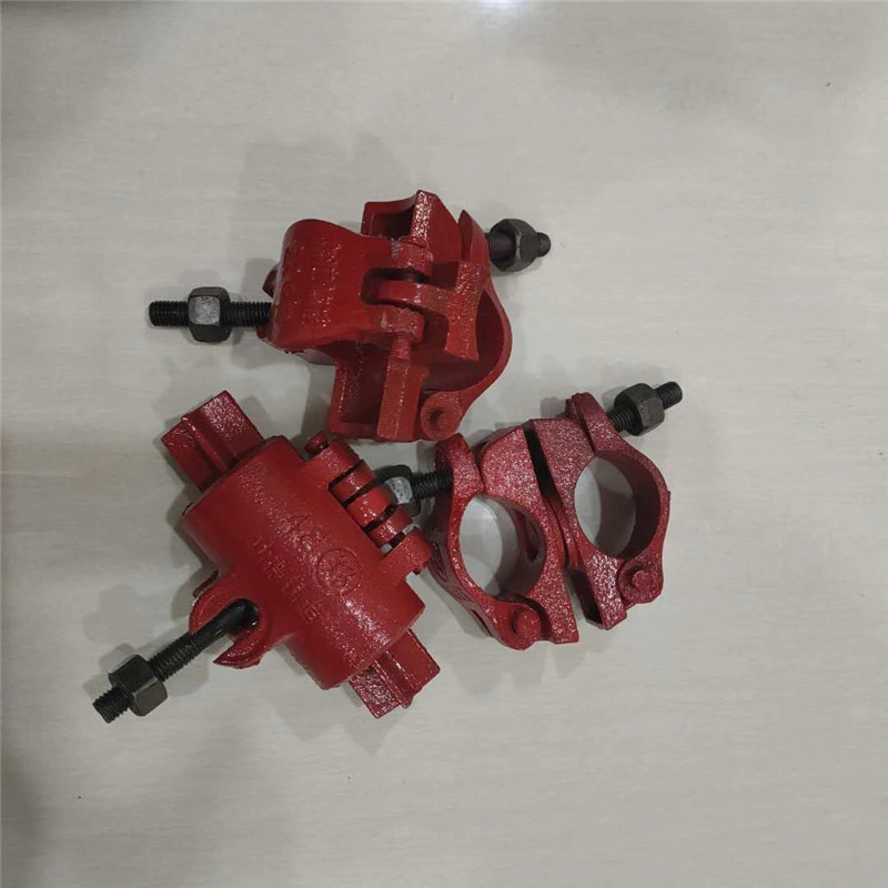 Malleable Ductile Sand Casting Iron Di British Tubular Hanging Scaffolding Fixed and Swivel Clamp