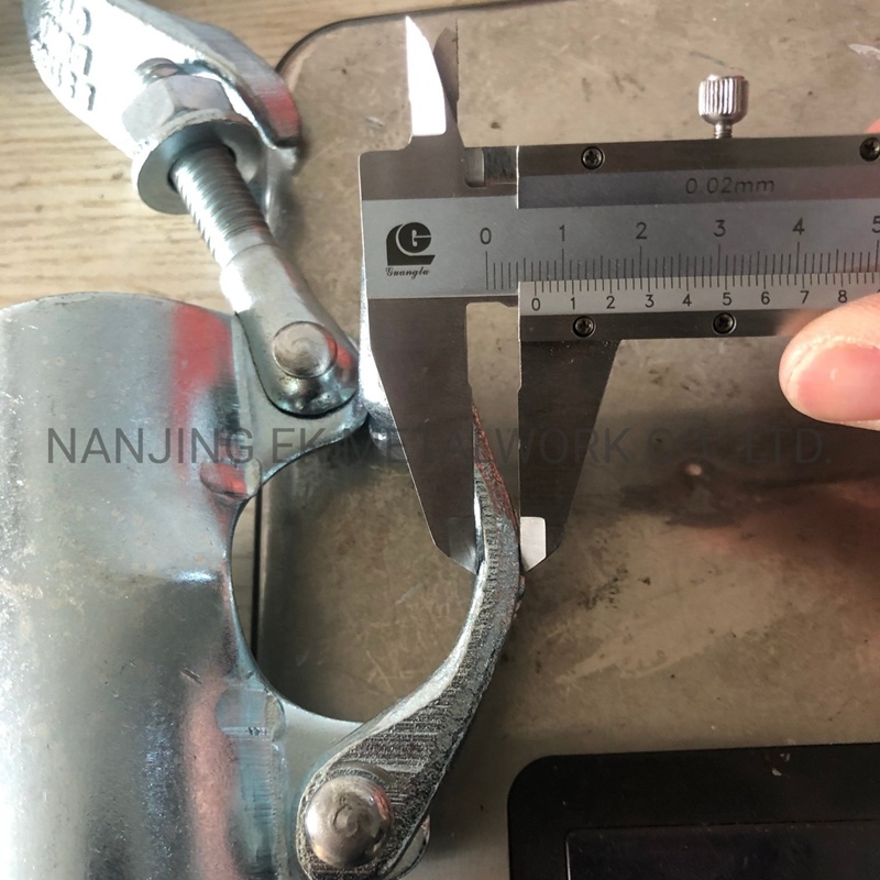 Scaffolding Single Fitting Pressed Putlog Coupler Electro-Galvanizing