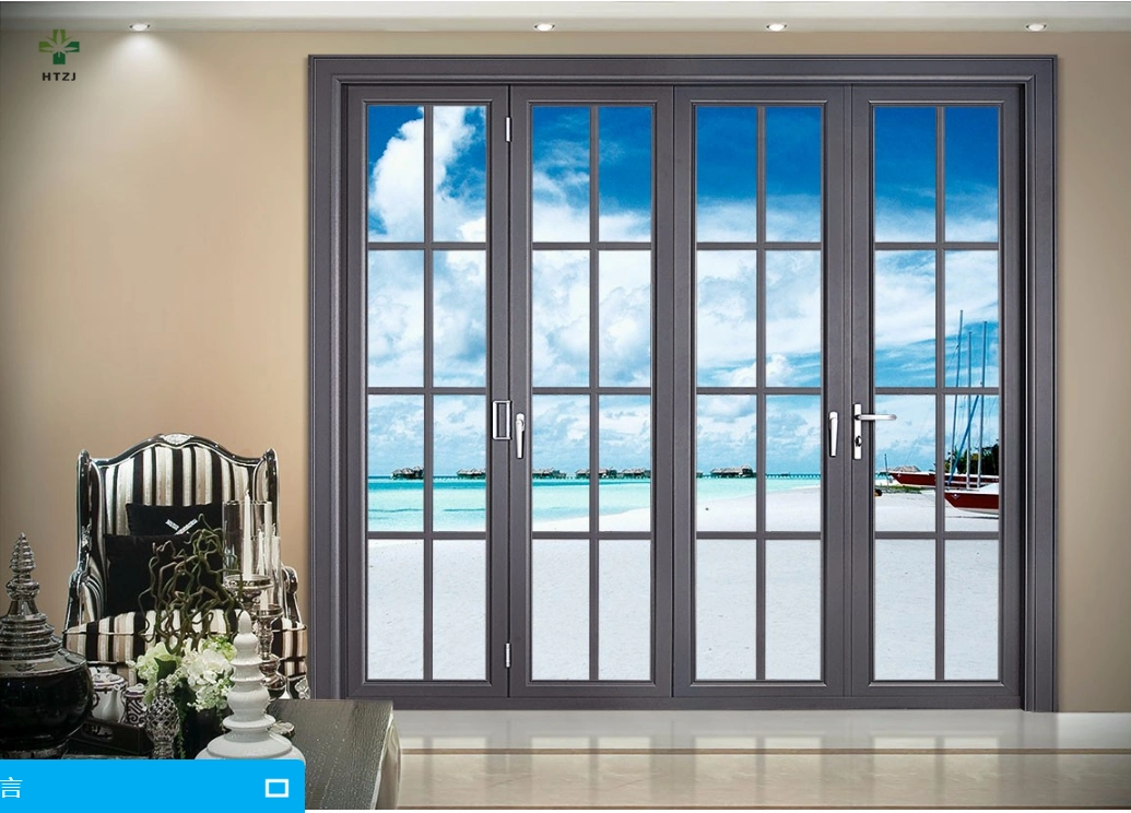 One-Stop Factory Two-Track Sliding Doors Aluminium Door with Lily White Colour