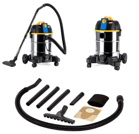 307-20L 1400W Stainless Steel Tank Water Dust Vacuum Cleaner