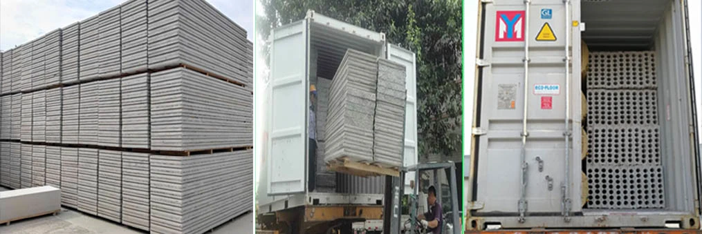 Load Bearing Vertical Concrete Green Fireproof 90mm EPS Sandwich Cement Wall Panel for Hospital/School/Bedroom