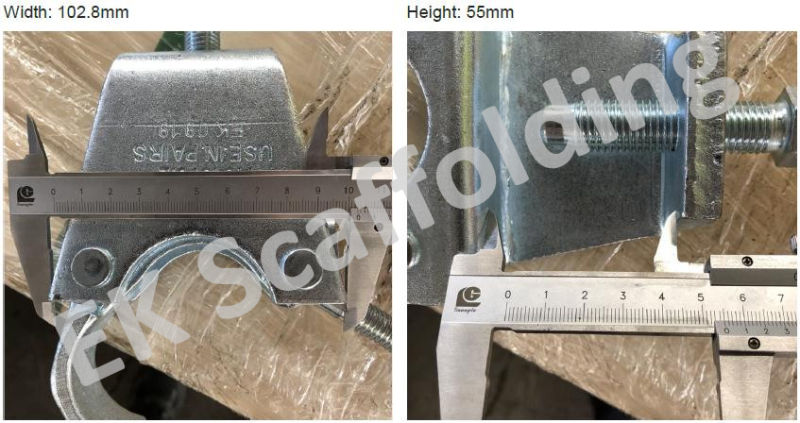 Suppy Scaffold Beam Clamp Scaffolding Fitting As1576.2 Drop Forged Girder Coupler