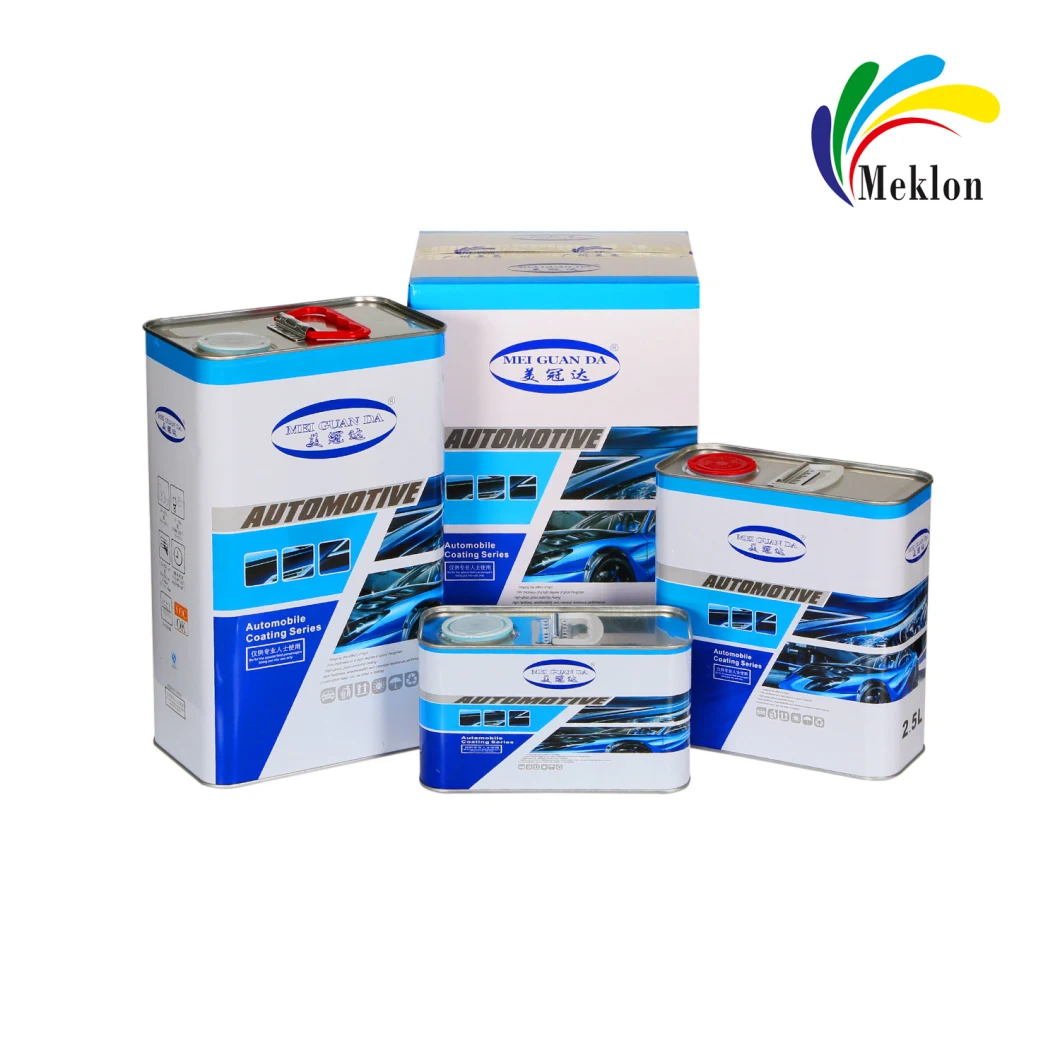 Meklon Spray Coating High Car Paint Clearcoat Pearl Silver Primer