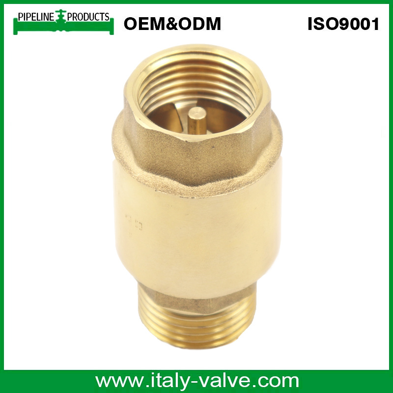 Popular Product Male Female Straight Brass Check Valve