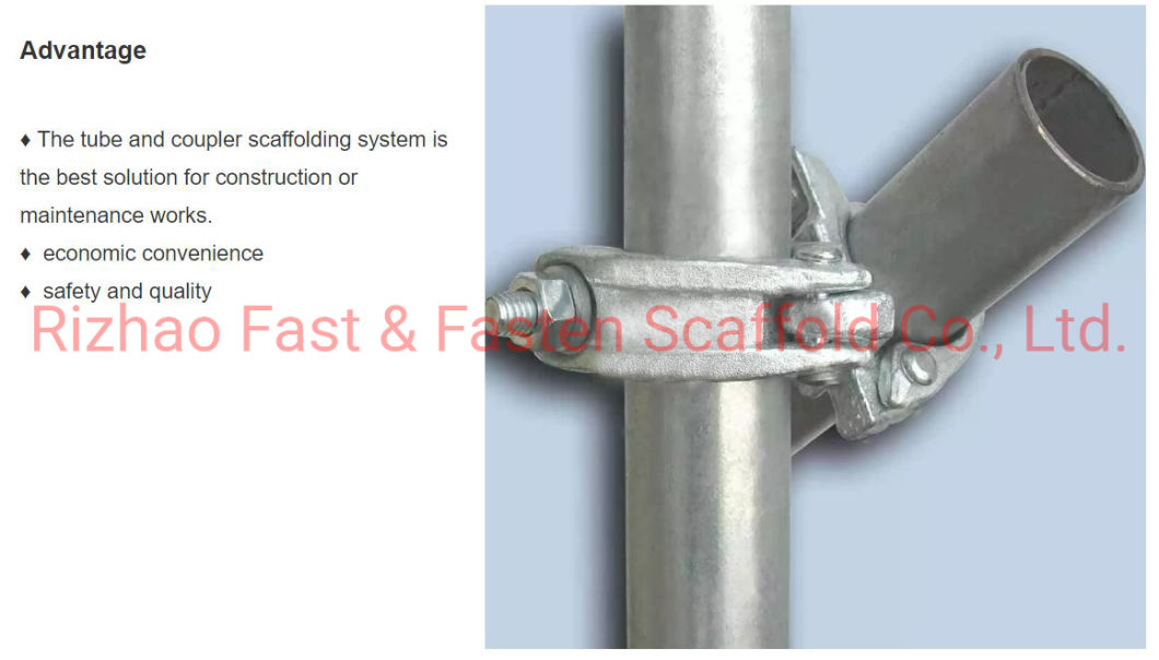 Factory Price Tubular Scaffolding System Fitting Swivel Couplers Made in China