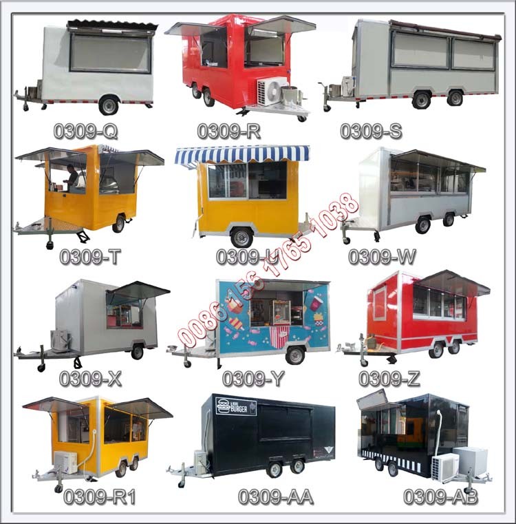 American Standard Mobile Slush Sale BBQ Fryer Food Truck