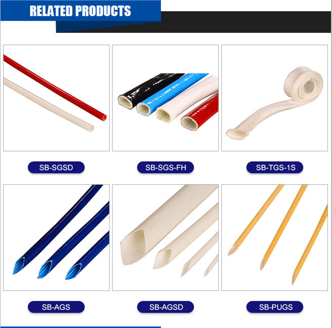 Silicone Rubber Coated Fiberglass Sleeve for Electrical Appliances