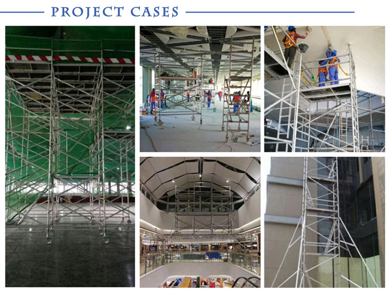 Ringlock Scaffold Mobile Tower Frame System Aluminum Scaffolding Price