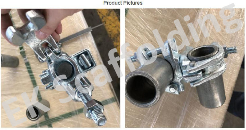 British Type Scaffold Fitting Scaffolding Coupler Drop Forged Swivel Clamp