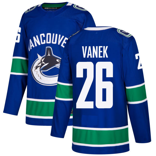 Vancouver Canucks Alex Biega Ryan Thomas Vanek Brock Hockey Jerseys