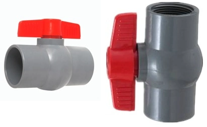 High Quality Plastic Ball Valve PVC Compact Thread Ball Valve UPVC True Union Ball Valve UPVC Double Union Control Ball Valve UPVC Female Threaded Ball Valve