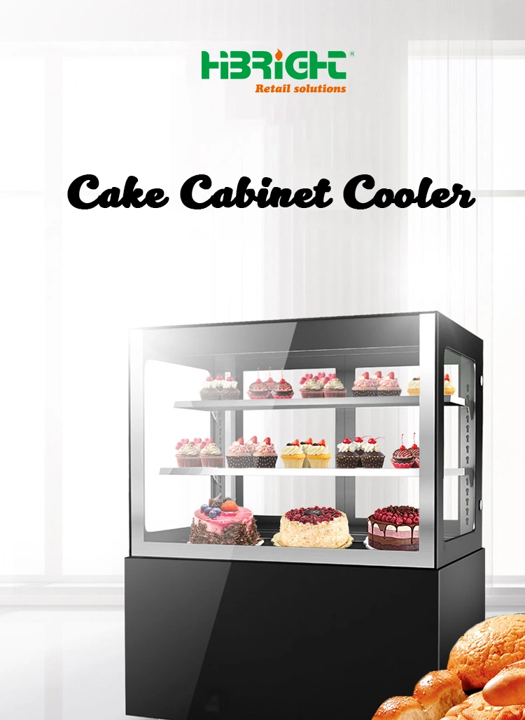 Supermarket Upright Pastry Display Cooler for Sushi Sandwich Display