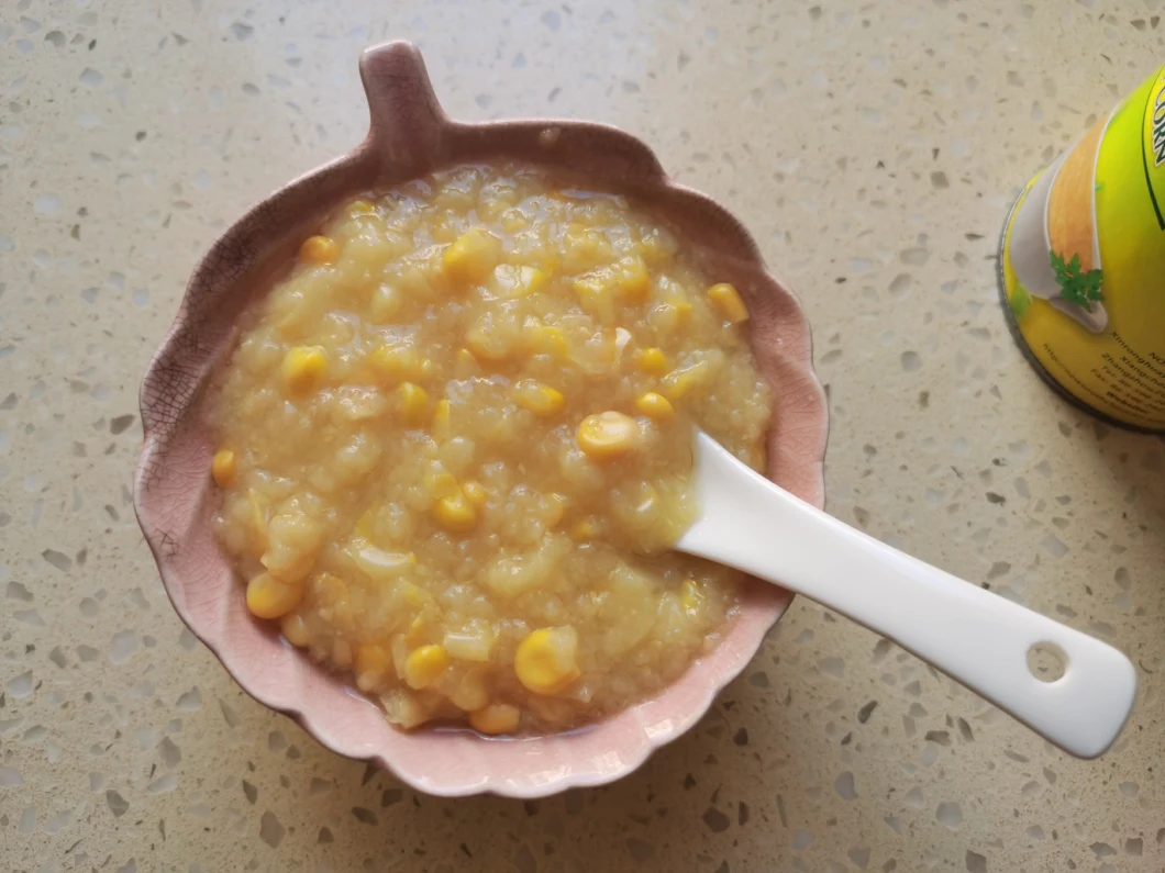 Canned Sweet Corn Canned Cream Style Sweet Corn with Best Quality Supplier in China