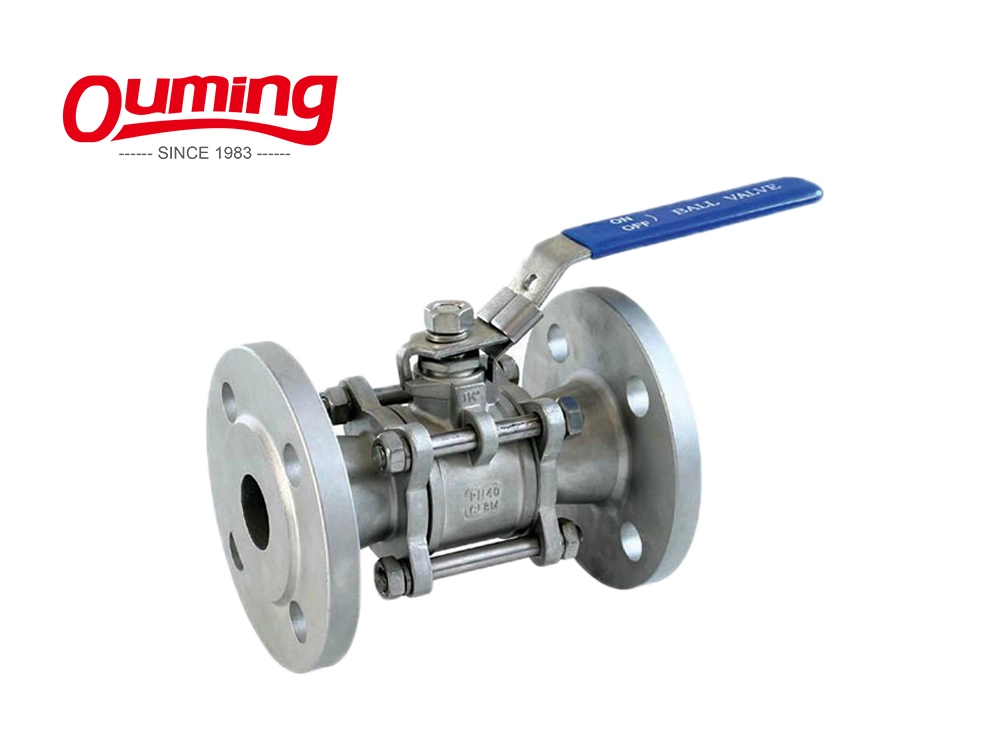 High Quality China Made 3 PC Stainless Steel Ball Valve 3PC Flanged Ball Valve