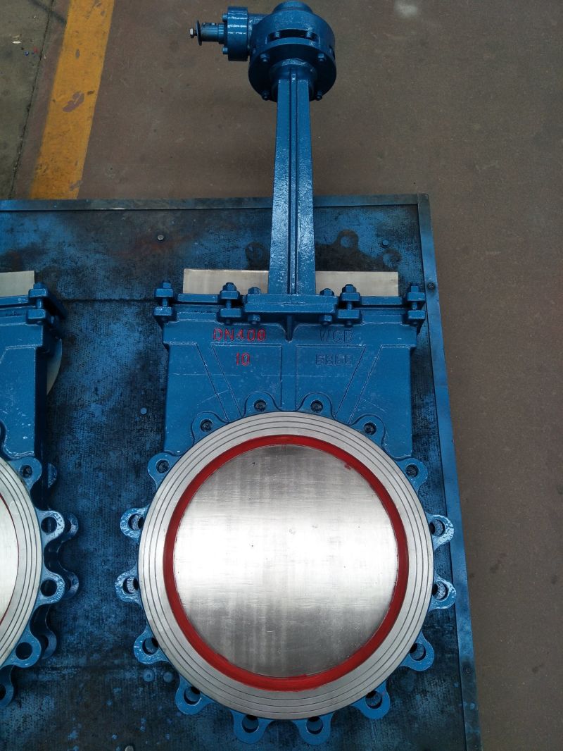 Wcb Gate Valve, Knife Gate Valve with Gearbox