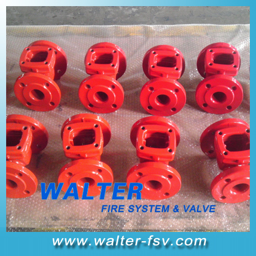 Soft Seal Red Handle Manual Firefighting Rising Stem Gate Valve