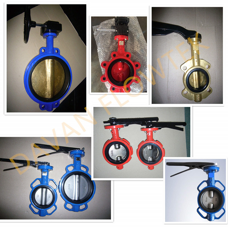 Wafer Ductile Iron Manual Cast Iron Butterfly Valve