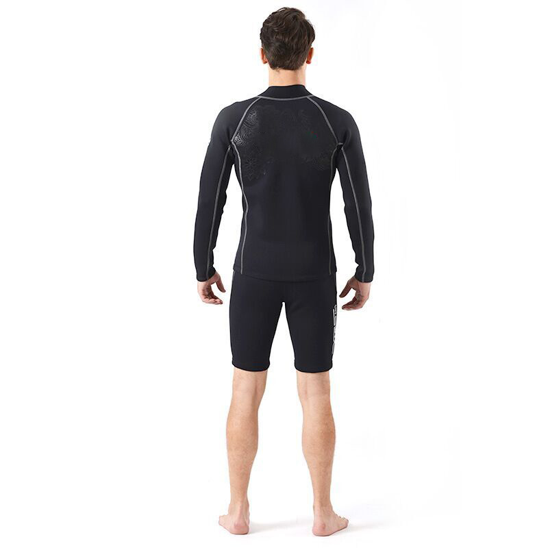 Men's Short Sleeve Neoprene Wetsuit of Two Part