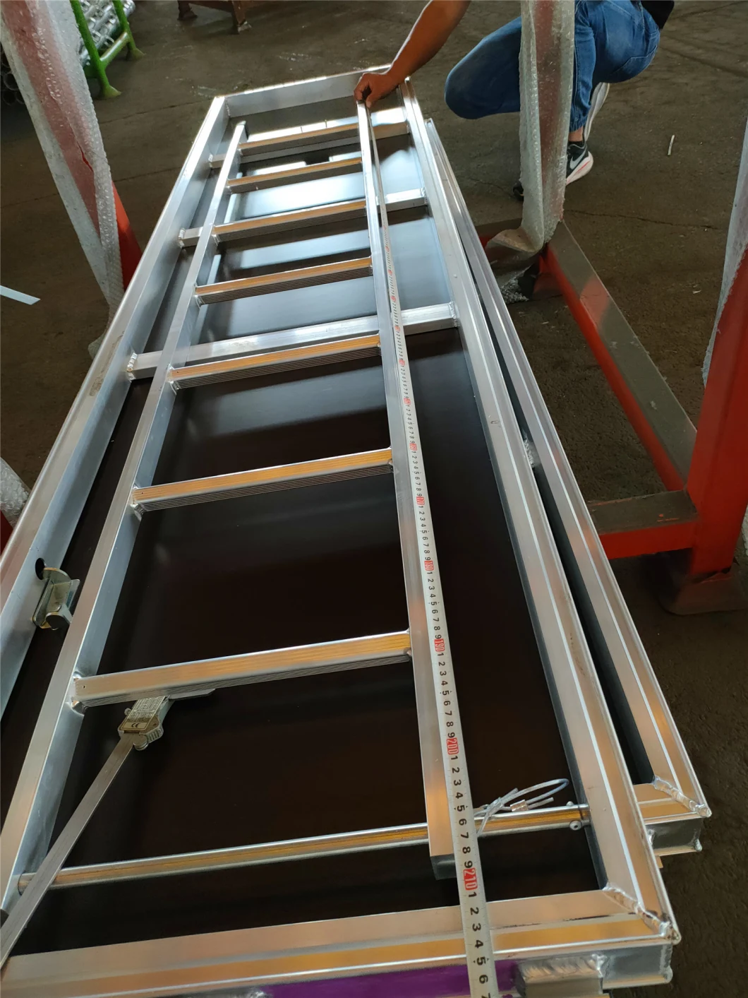 Formwork Ringlock Scaffolding Access Aluminium Scaffold Platform Trapdoor Plank with Ladder
