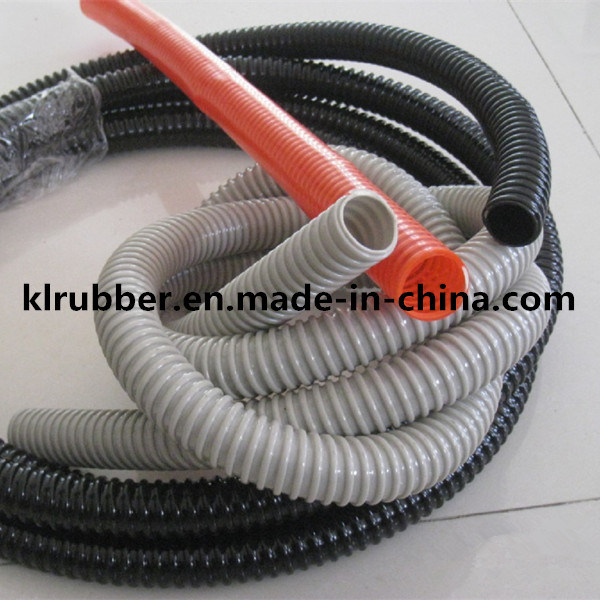 Winding Ribbed Reinforced PVC Spiral Hose for Discharge Grit