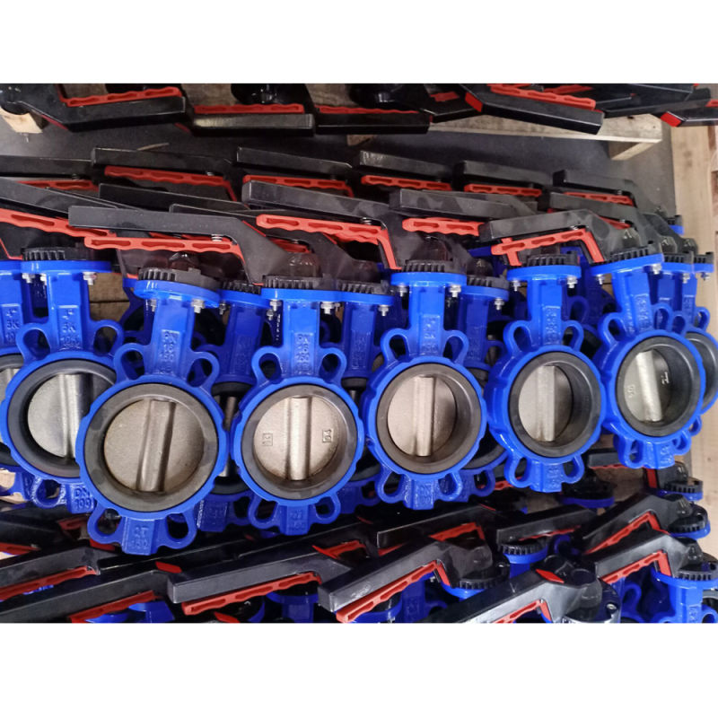 Ductile Cast Iron Di Ci EPDM Seat Water Resilient Wafer Lug Type Butterfly Valve Pex Ball Valve Poppet Check Valve Sanitary Butterfly Valve
