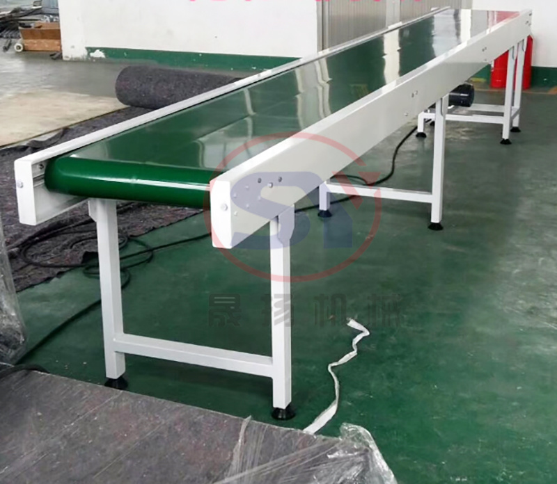 Heat Resistant Green/Blue PVC Belt Conveyors for Bulk Handling Customizable Type