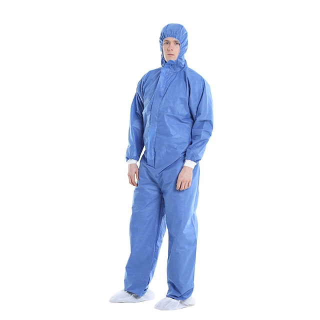 Waterproof Sealed Tape Coverall Nonwoven Disposable Coverall for Safety Protective Clothing Coveralls
