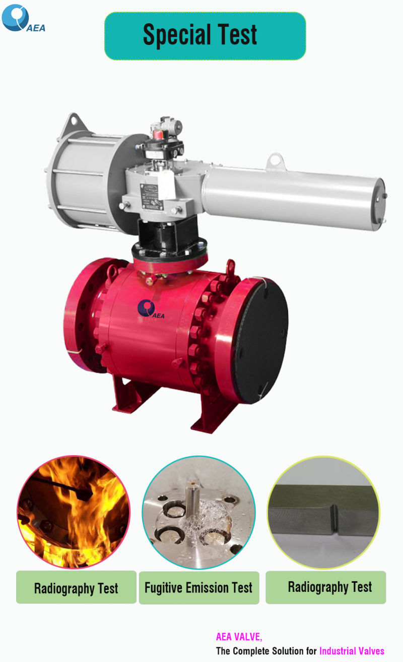 Rotork Auma Pneumatic Hydraulic and Electric Actuated Emergency Shut Down Control Ball Valve