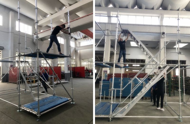 Ringlock Scaffold Tower with Stair for Aerial Work