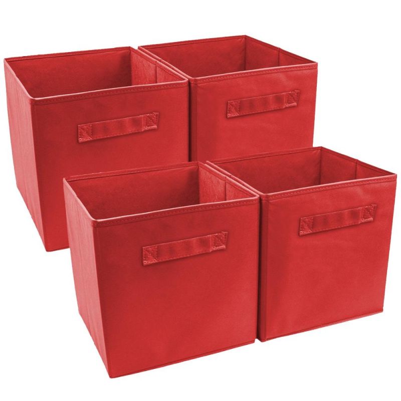 Fashion Houseware Foldable Collapsible Nonwoven Decorative Storage Boxes