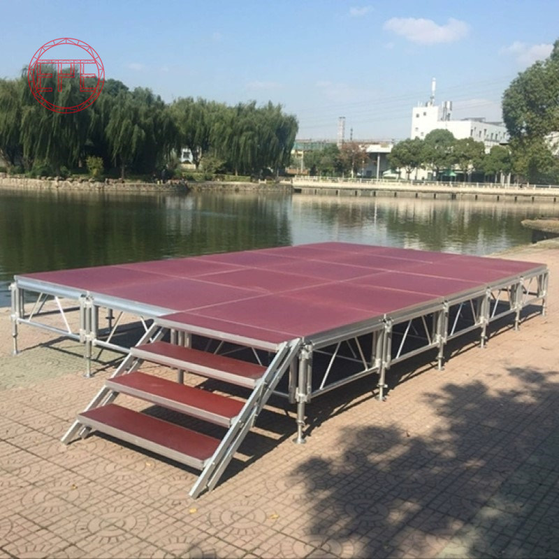 Hot Sale Aluminum Small Concert Stage, Portable Wooden Stage