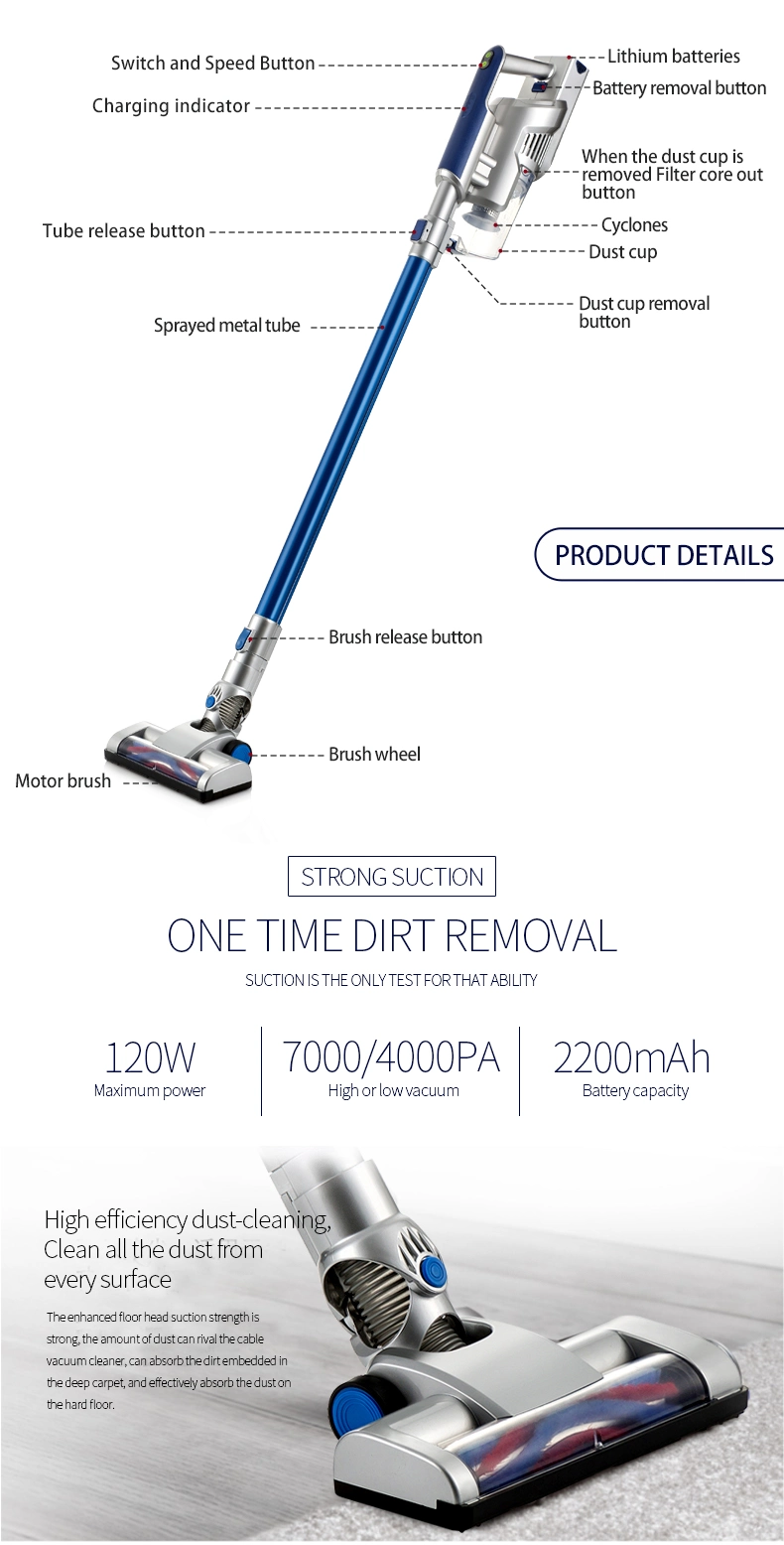 House Clean Cordless Vacuum Cleaner Wireless Home Vacuum Cleaner