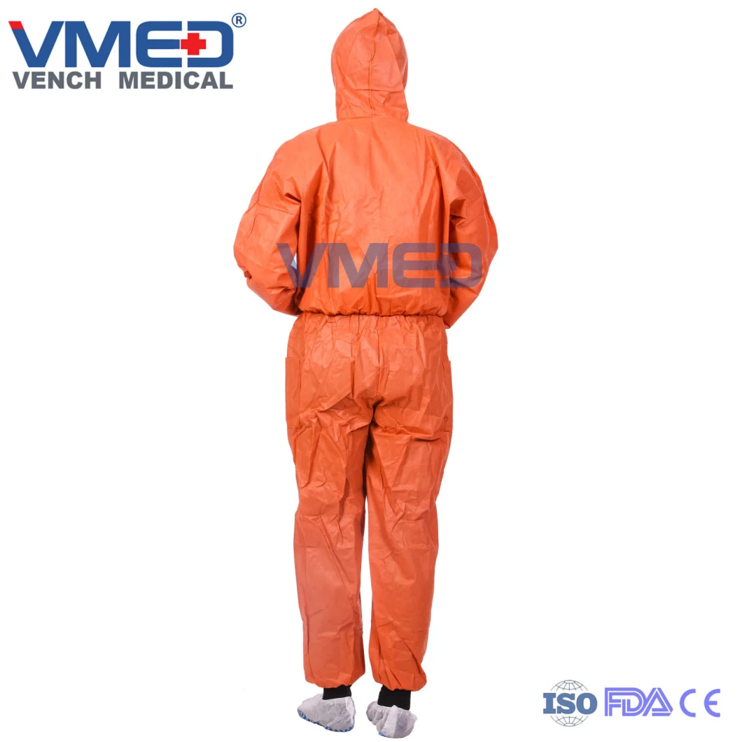 SMS Type5&6 Disposable Working Coverall, Protective Coverall, Waterproof Coverall, Industry Protective Coverall, High Quality Coverall.
