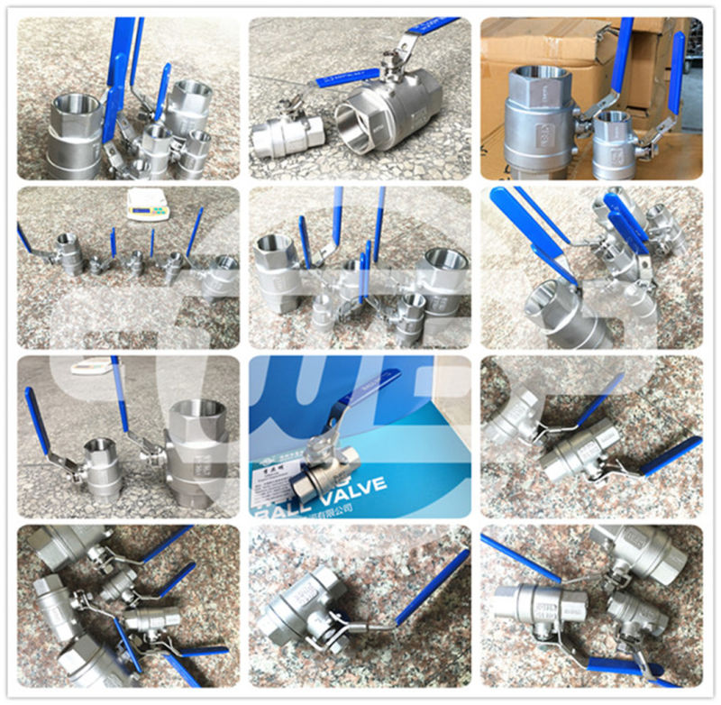 1000wog 1PC Carbon Steel Ball Valve with Threaded Ends